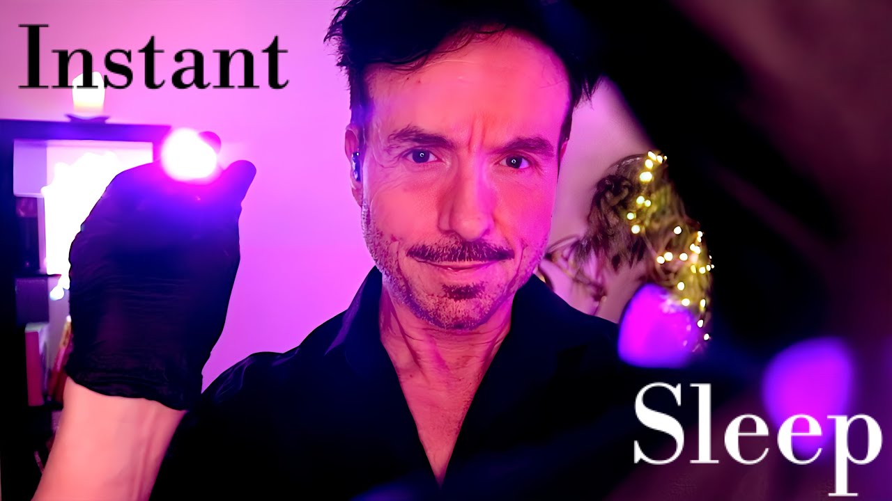 Asmr Eyes Closed Exam - Instant Sleep! PART ONE