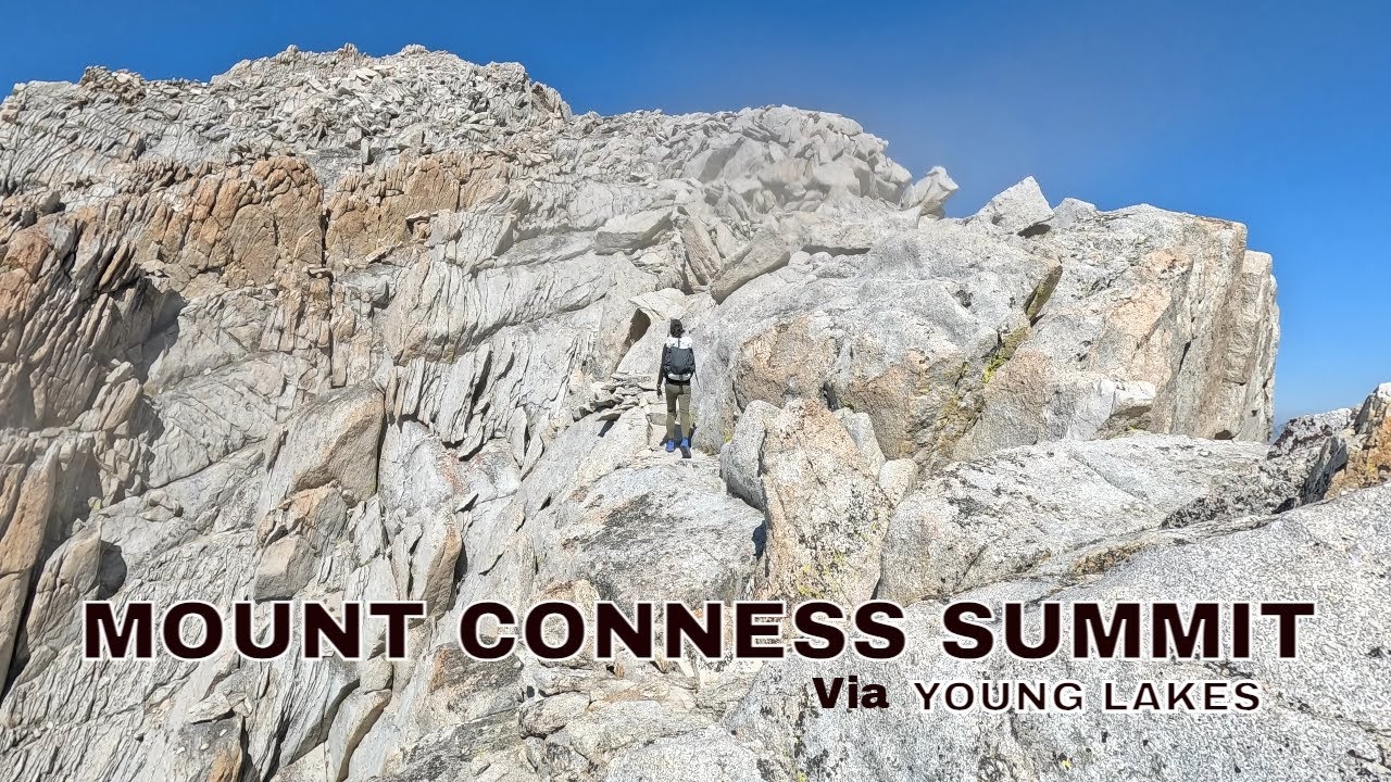 Hiking 20 Miles alone in Yosemite National Park, Young Lakes/Mount Conness Summit #yosemite#hiking
