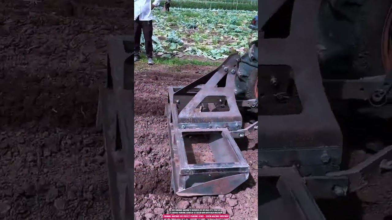 Farming Machine for Perfect Planting Rows - 120cm Machine Furrower