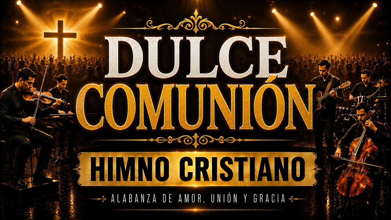 Dulce comunión - Himno Cristiano Tradicional (con letra) | Música Cristiana 2026