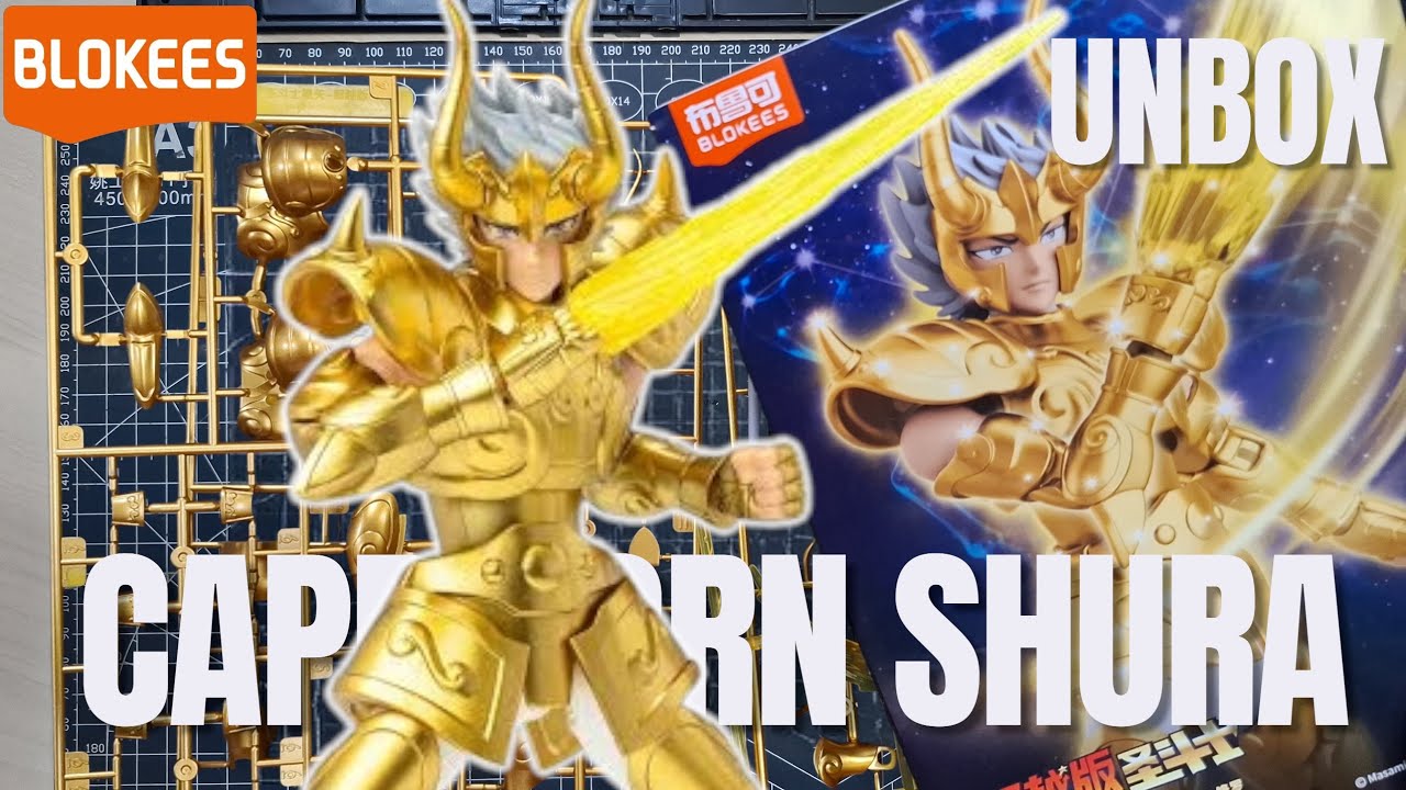 แกะกล่องส่องแผง Gold saint Capricorn Shura [Blokees] Gold saint แห่งราศีมังกร