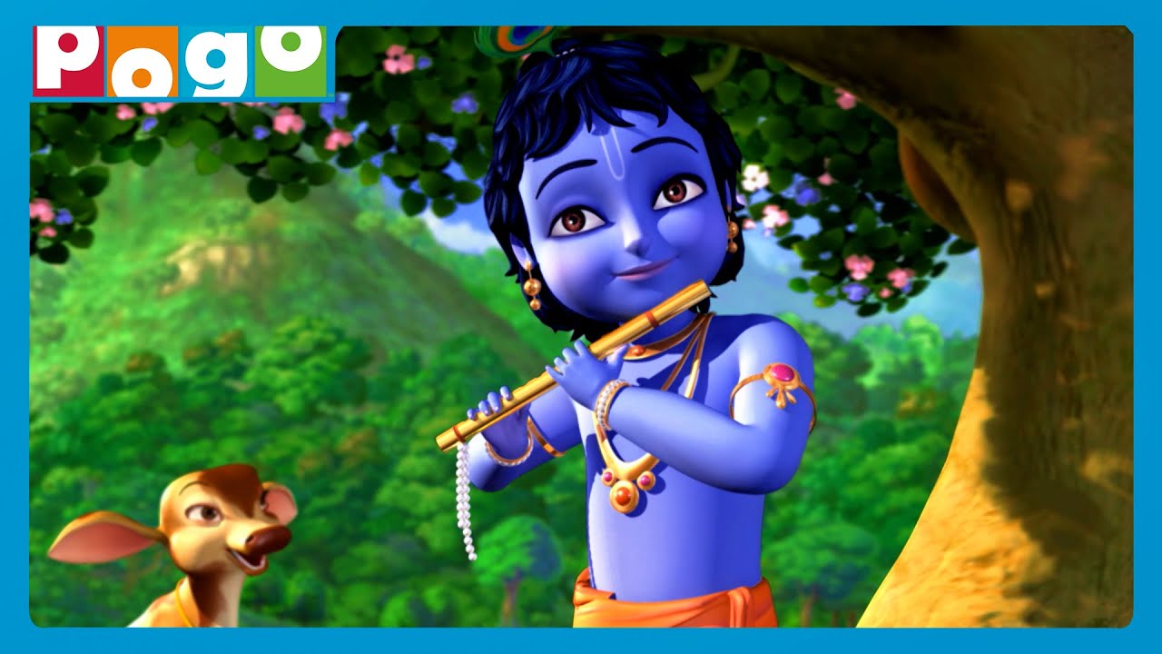 Little Krishna🪈| Ye Hai Krishna Ka Village!😁🔥| Hindi Cartoon😍| Kids Cartoon | @PogoChannel​