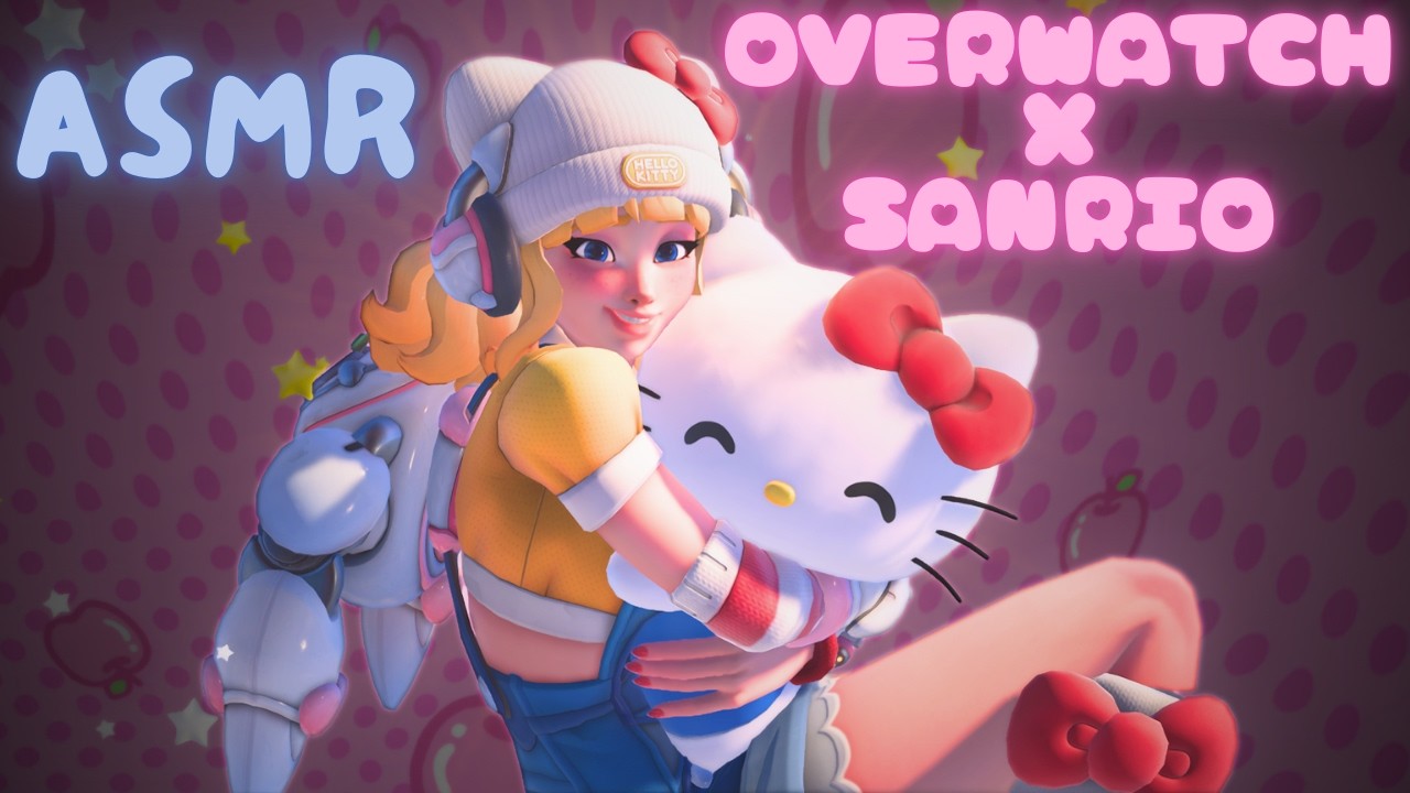 Overwatch x Hello Kitty & Friends ASMR ฅᨐฅ | Whispered & Keyboard Sounds