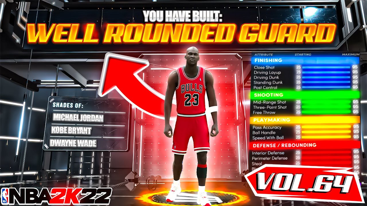 *CONTACT DUNKING* WELL ROUNDED GUARD BUILD ON NBA 2K22! RARE BUILD SERIES VOL. 64