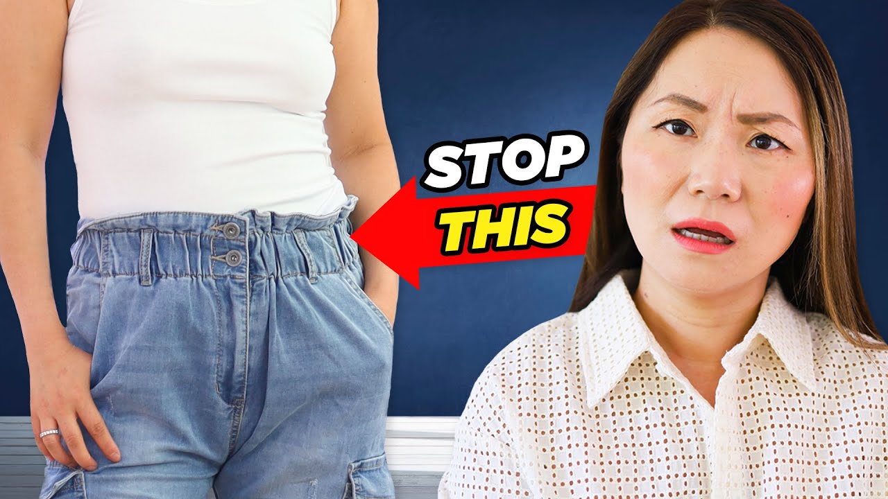 Elastic waist band pants make you look frumpy. Do THIS to make them look stylish.