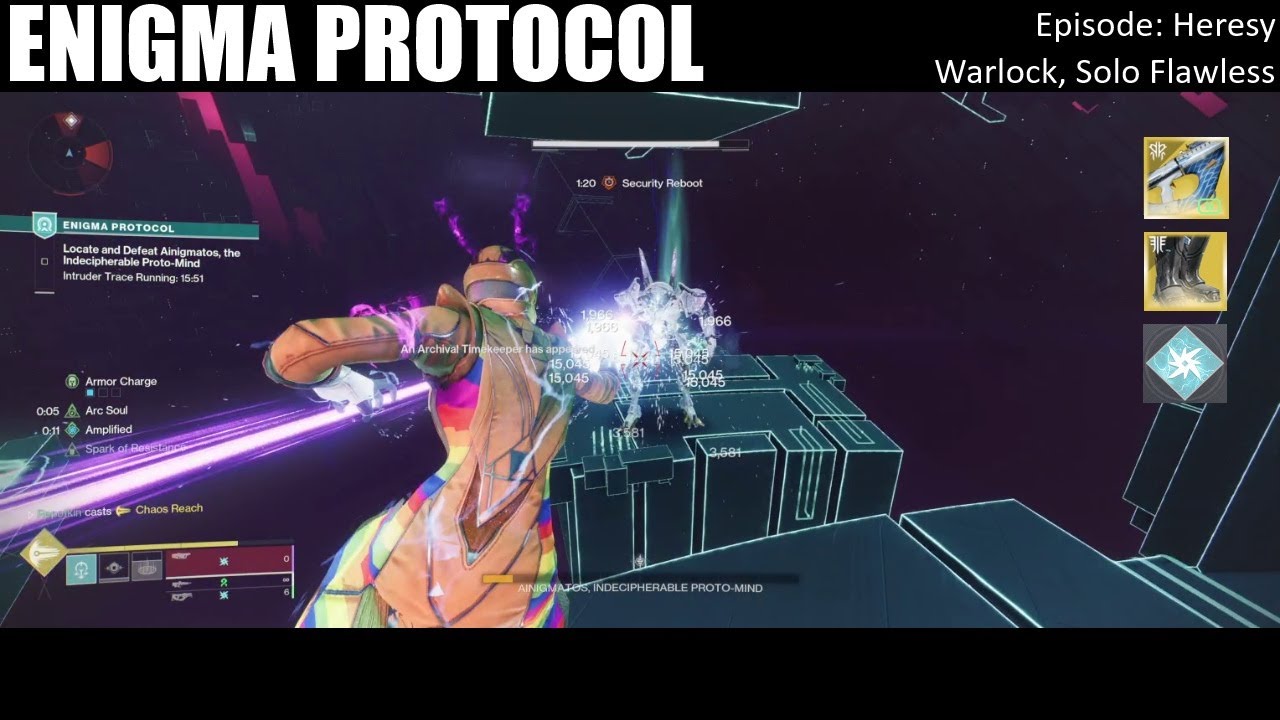 Solo Flawless Enigma Protocol: Warlock, Episode Heresy