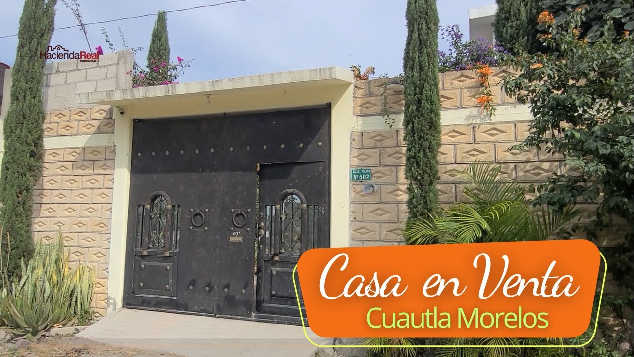 Casa en Venta 🏡en Cuautla a una cuadra de carretera y a 8 min de Plaza Comercial 