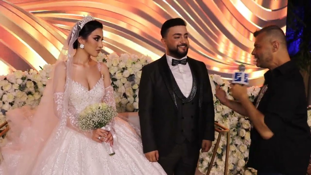 زفاف رضوان صادق وبكاء والده