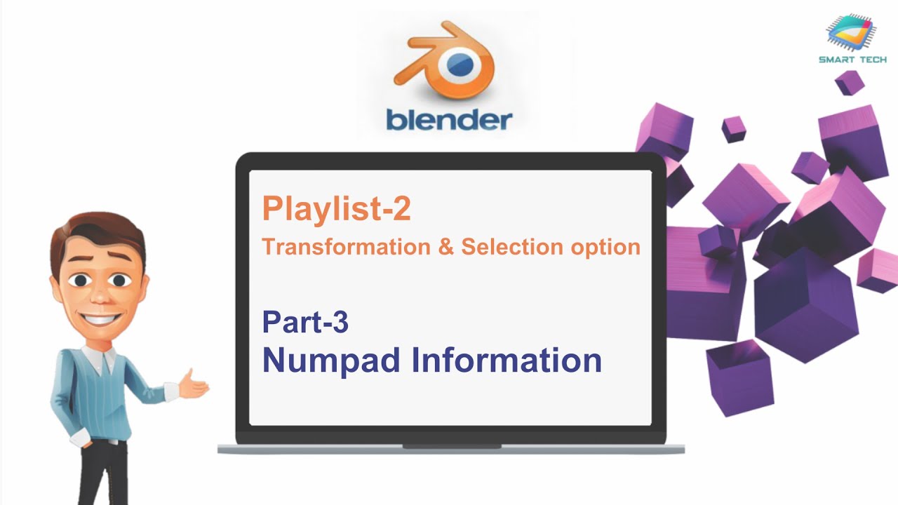 Numpad Emulator in Blender | Different Views | 3D Blender for Beginners | Blender Tutorial in Hindi