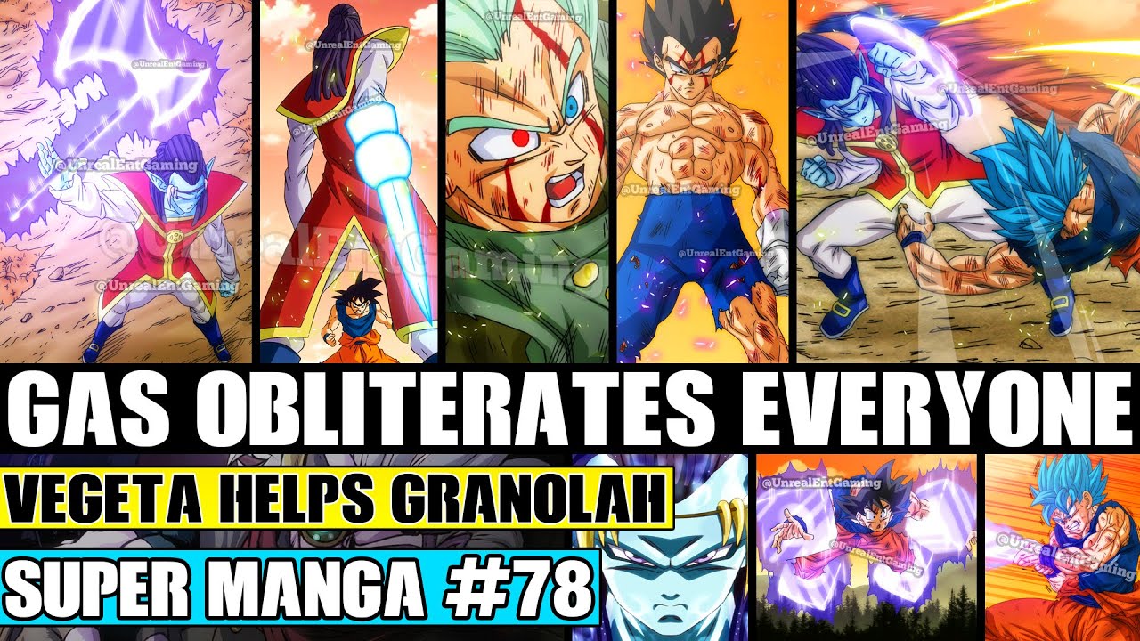 GAS OBLITERATES EVERYONE! Vegeta Helps Granolah Recover Dragon Ball Super Manga Chapter 78 Review