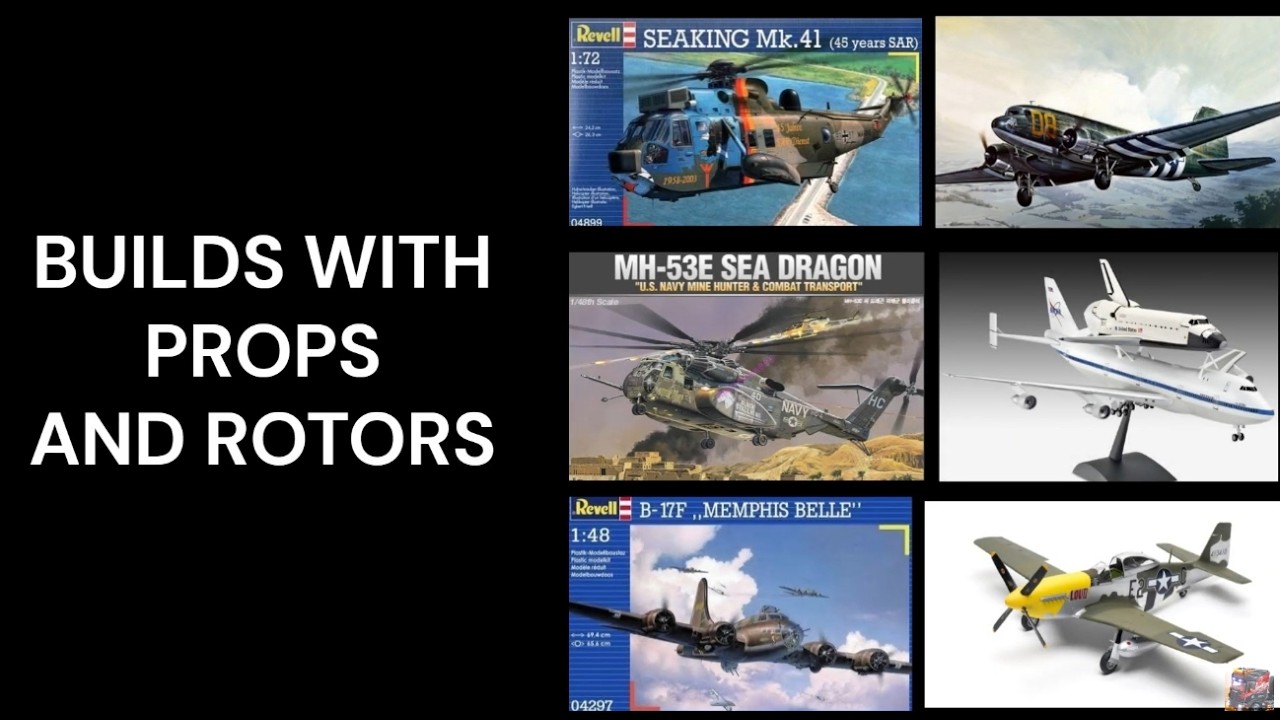 BUILDS WITH PROPS AND ROTORS. PART 1