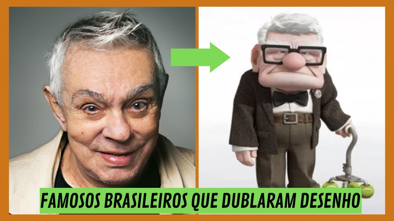 FAMOSOS BRASILEIROS QUE DUBLARAM DESENHOS