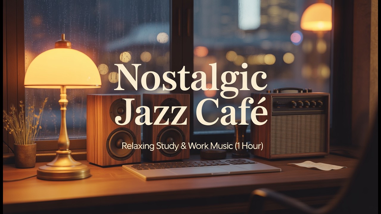 Nostalgic Jazz Café – Relaxing Study & Work Music (1 Hour)
