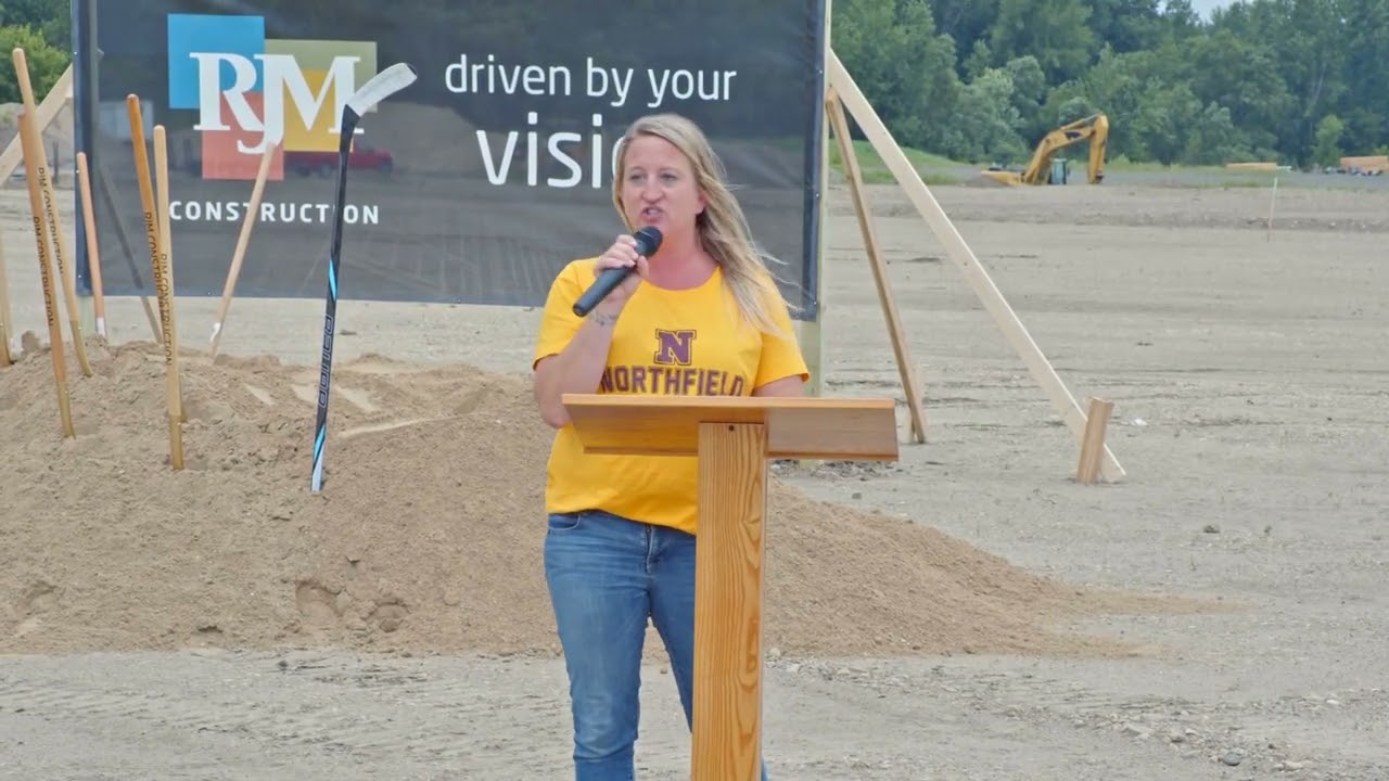 Ice Arena Groundbreaking Ceremony - August 14, 2025 in Northfield, Minnesota
