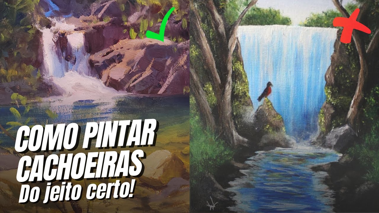 Como Pintar Cachoeiras do Jeito Certo!