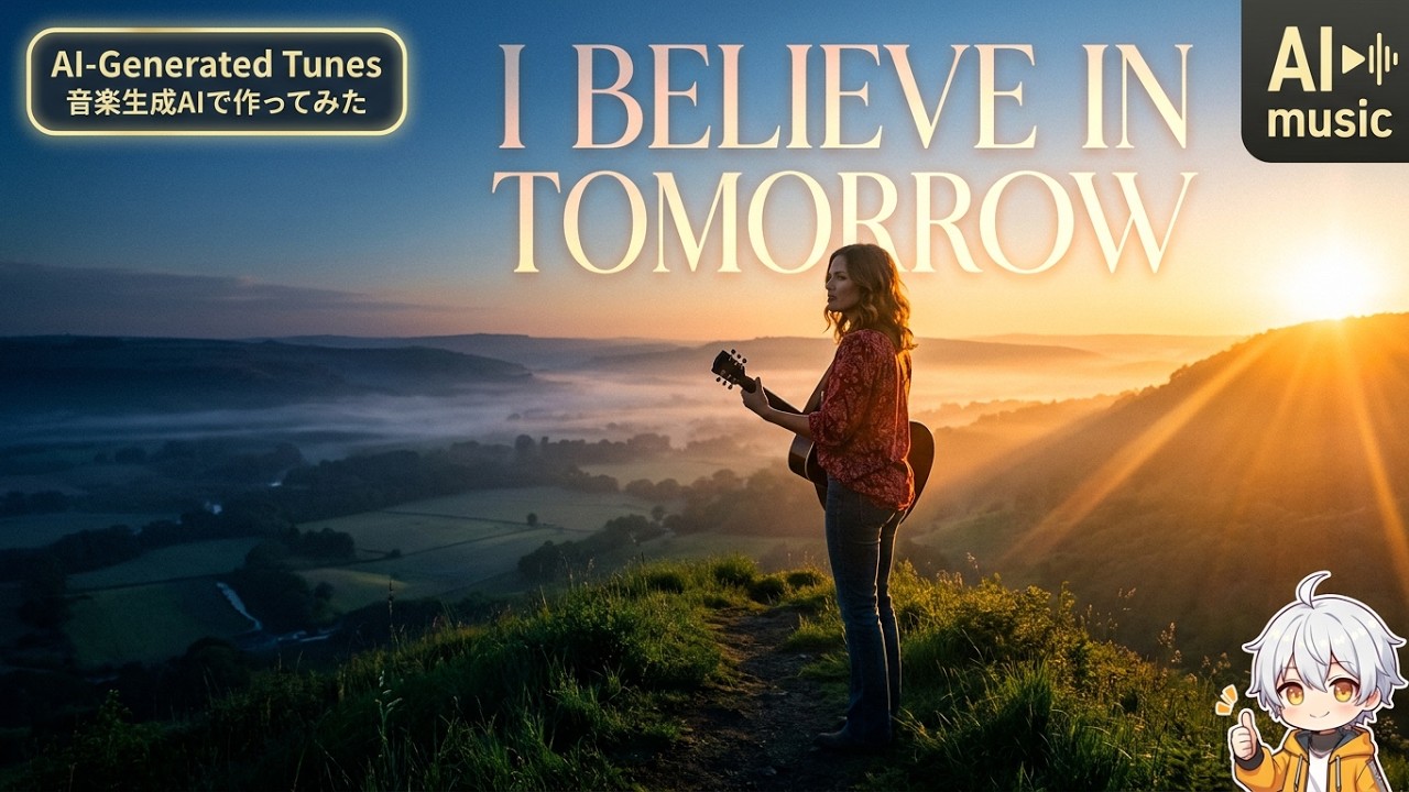 I Believe in Tomorrow【音楽生成AIで作ってみた】＃1974 #FolkRock