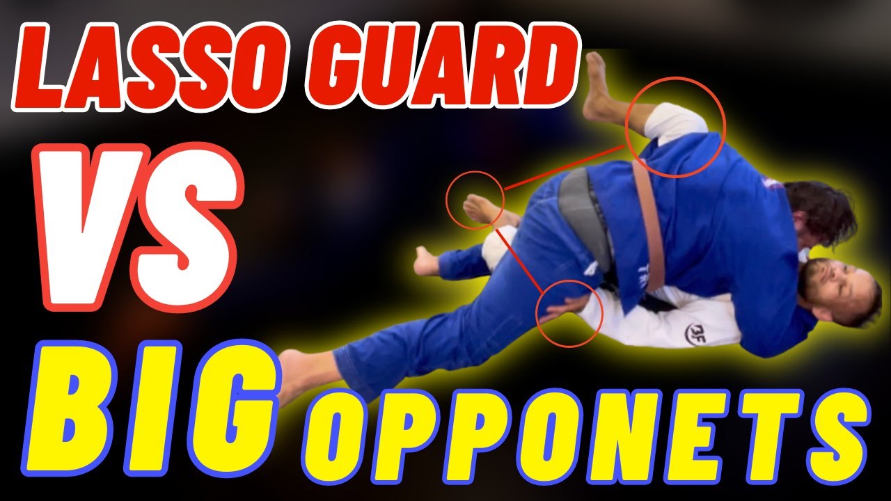 How To Use Lasso Guard With Bigger Opponents, Bjj | Commentary |