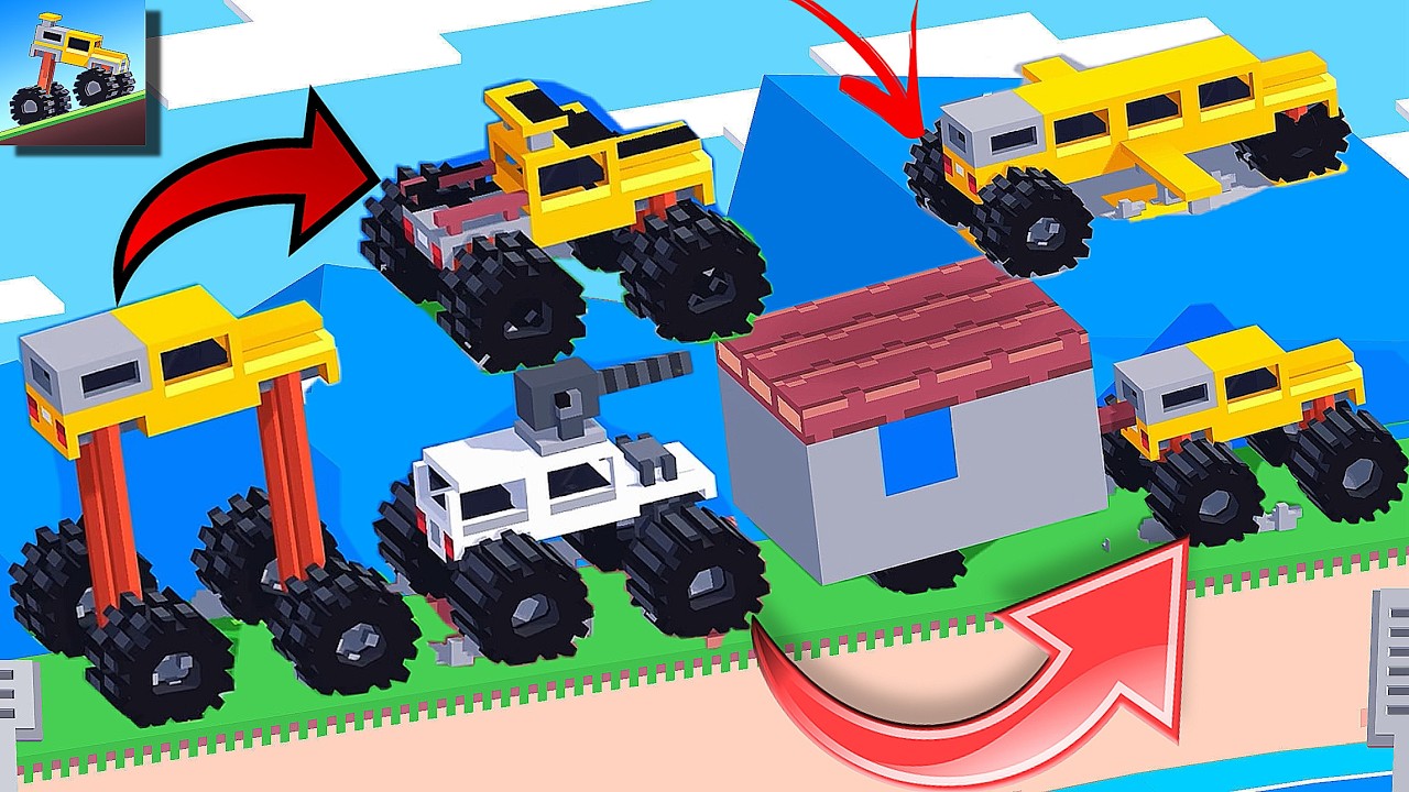 New Best New Live-Fancade-Train,Plane,Ant Car,Big Wheel,Big Car Drive Mad.New Lavels Gameplay DF52