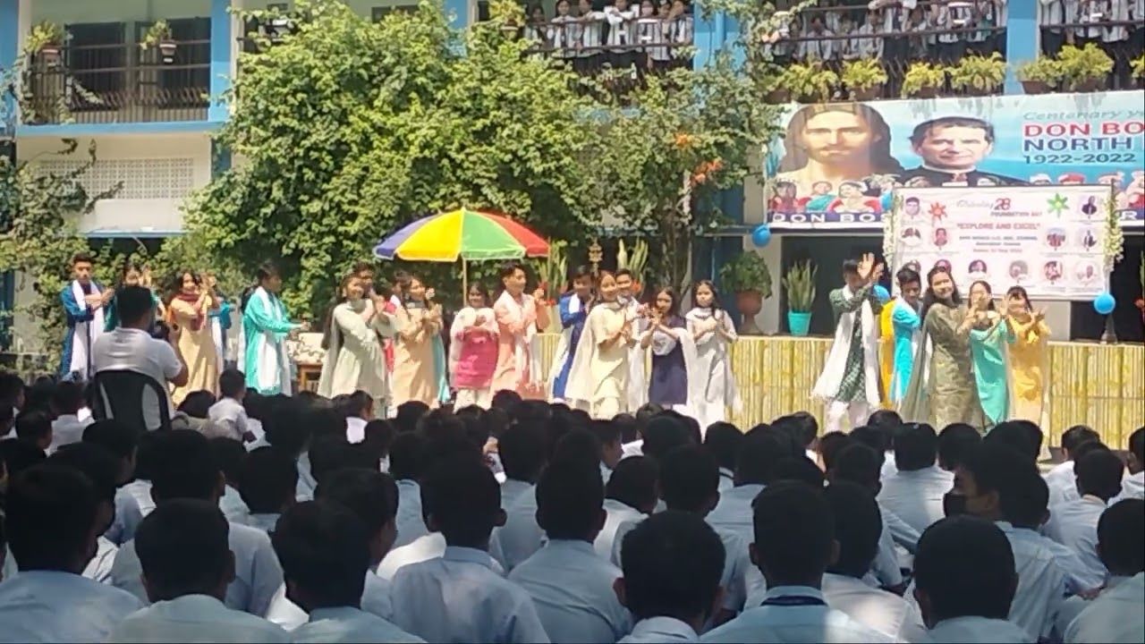 #Don#Bosco#Kokrajhar#Student's#Dancing#on# #foundation#day