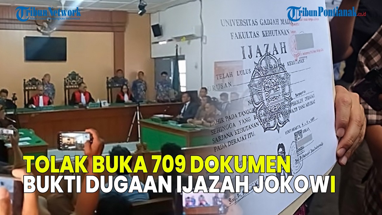 TERBARU❗ POLDA METRO JAYA TOLAK BUKA 709 DOKUMEN BUKTI DUGAAN IJAZAH JOKOWI