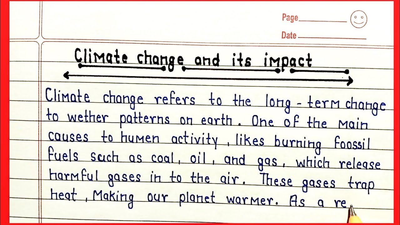 Essay on climate change and its impact।Essay on climate change and its effect। climate change essay