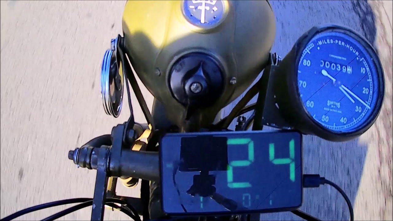 INDIAN SMITHS 80mph SPEEDO TEST