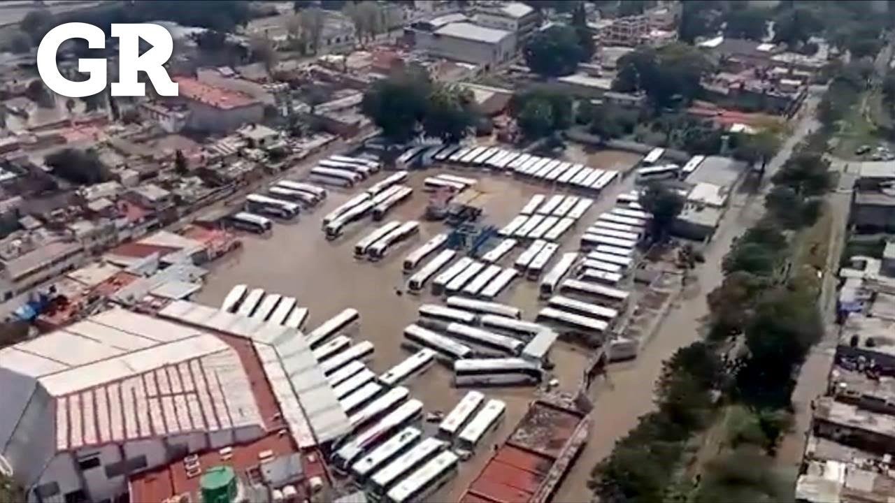 La inundación de Tula desde el aire