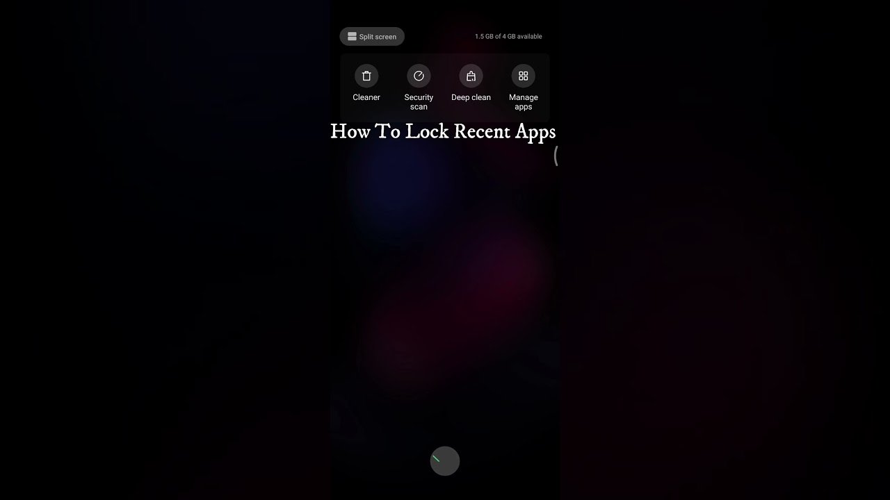 How To Lock Recent Apps.miui 12 [Xiaomi,Redmi,Poco,Mi] #shorts