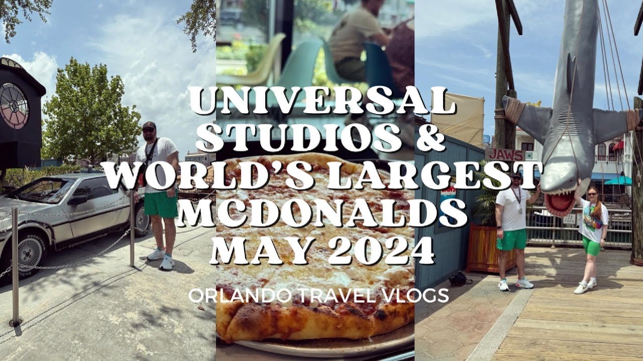 ORLANDO FLORIDA VLOG | UNIVERSAL STUDIOS, WORLD'S LARGEST MCDONALDS & SHOPPING