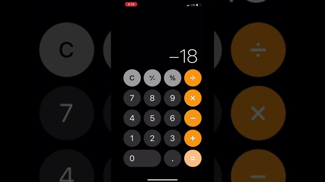 -9 - 9 = -18 what it supposed to equal -0