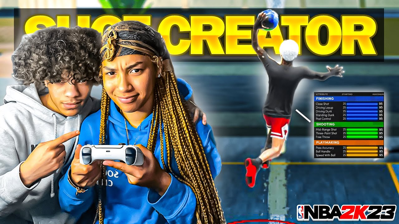INSTAGRAM MODEL CREATES the BEST 6'1 DEMIGOD GUARD BUILD on NBA 2K23! (Guard Academy 2K23)