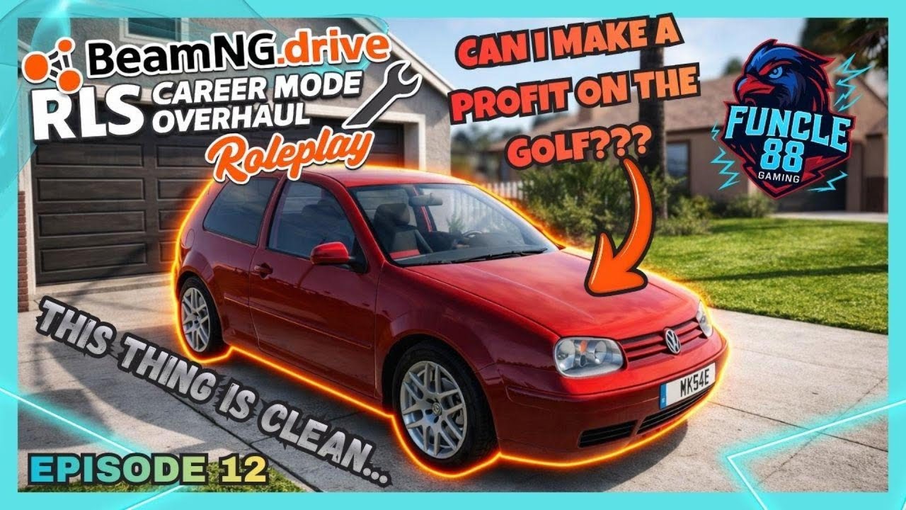 Карьерная ролевая игра BeamNG.drive | Продажа Volkswagen Golf | Эпизод 12
