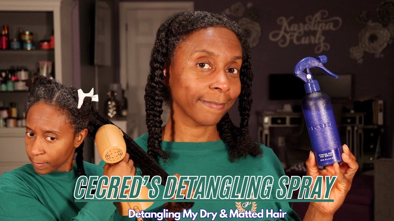 NEW Cecred's Detangling Spray: Is it really for ALL Hair Types?!| First Impressions