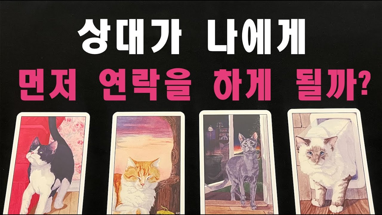 [타로/재회운] 상대가 나에게 먼저 연락을 하게 될까? (속마음, 연락운, 직관타로)