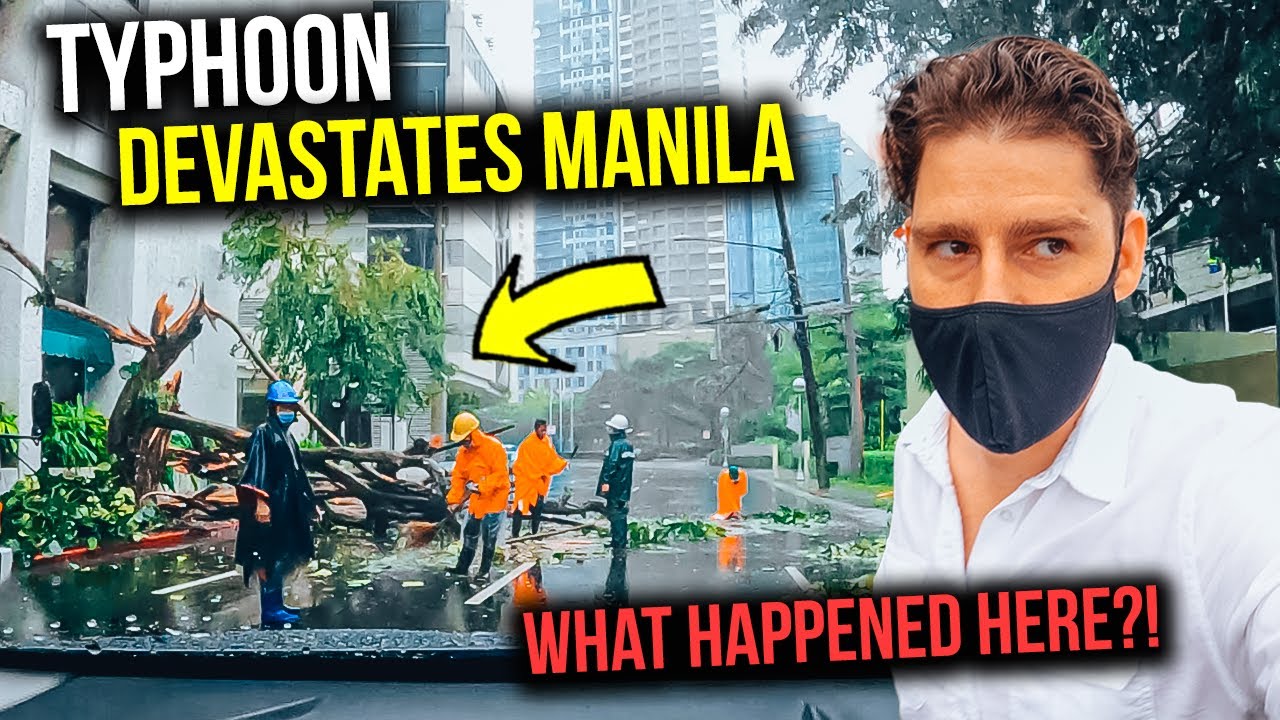 TYPHOON ULYSSES causes DAMAGE in Manila - Flooding, Fallen Trees... it's so SAD!
