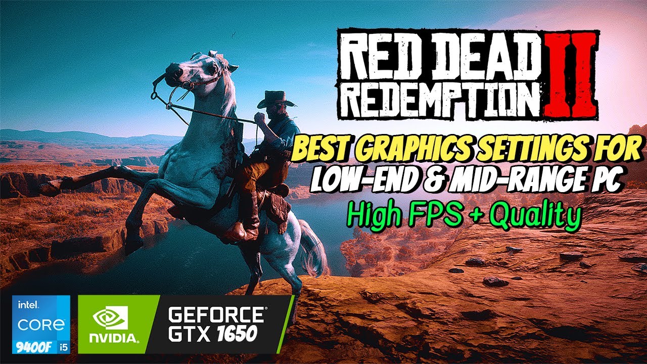 Red Dead Redemption 2 Best Graphics Settings | I5 9400f, GTX 1650