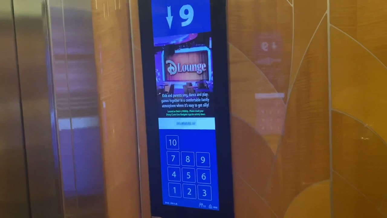 Disney Wonder Part 7 Cabanas & New Elevator Call Button