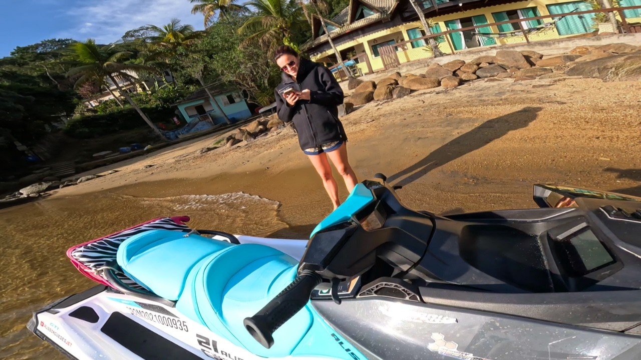 Viajando De JetSki - Praia do Abraão - Ilha Grande - Angra dos Reis