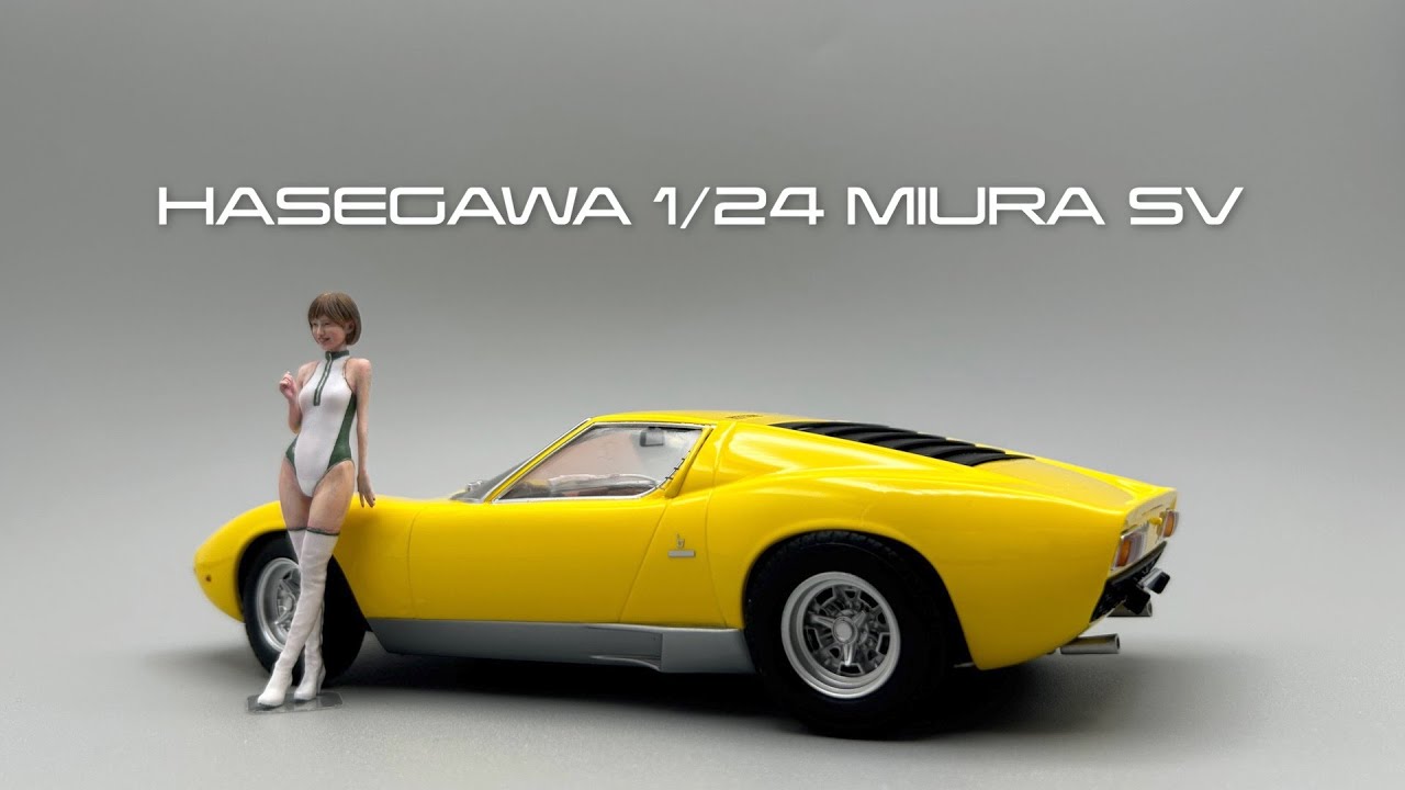 HASEGAWA 1/24  Lamborghini MIURA SV FULL BUILD