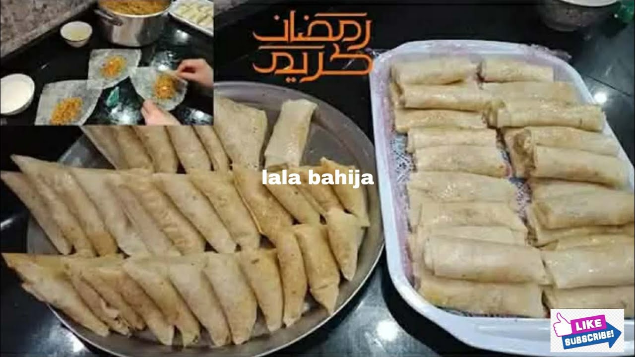 #بريوات​#سيكار بالحوت حشوةلذيذة مقادير مضبوطةطريقة بسيطة توجدي كمية كبيرة وطريقة الإحتفاظ لشهررمضان