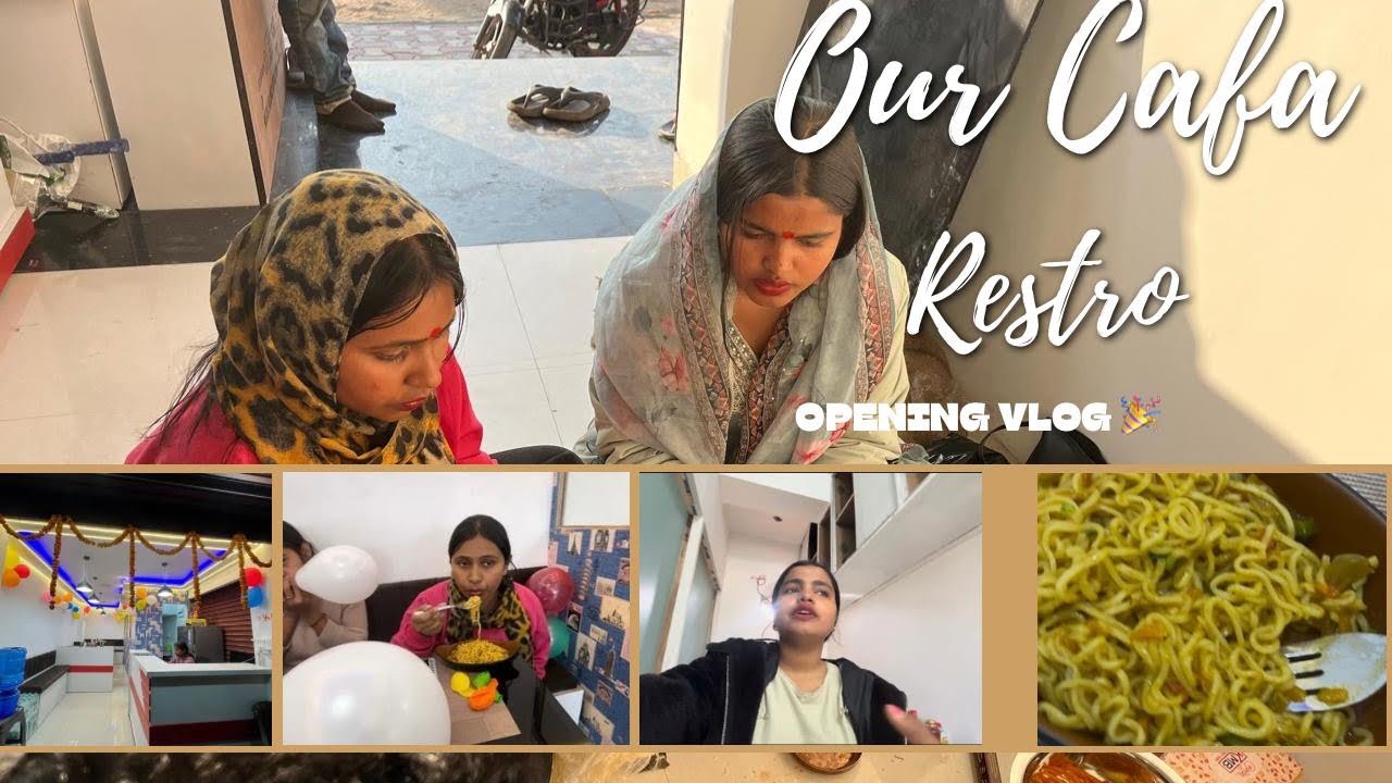 Our Cafe & Restro Opening Vlog…🫶❤️!! @Sonaliguptavlogchannel  #vlogging #dailyvlog #food #vlogger 