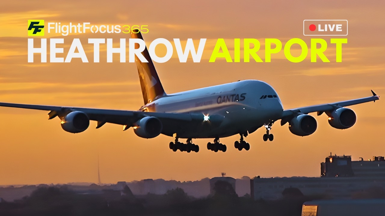 Heathrow Airport Live -Thursday 9th April 2026