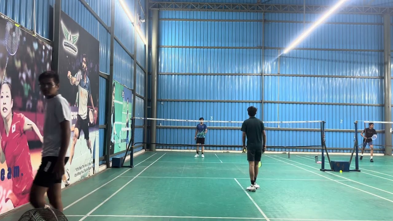 Tikam Sharma vs Tanveer Singh practice match..