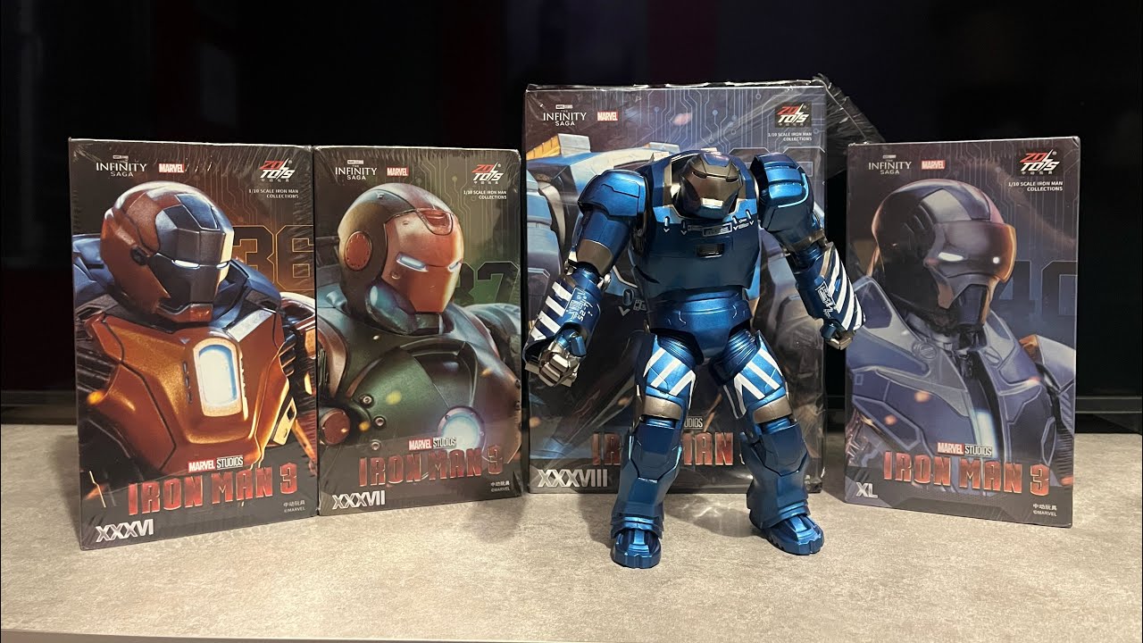 Iron Man Mark 36, 37, 38 & 40 ZD Toys
