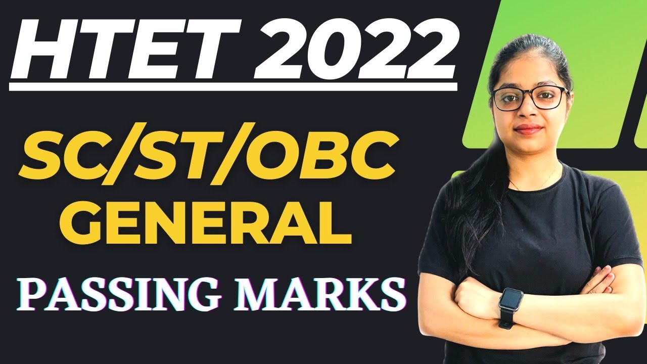 HTET 2022 Passing Marks For EWS/OBC/SC | HTET Cut-Off and Passing Marks | By Rupali Jain