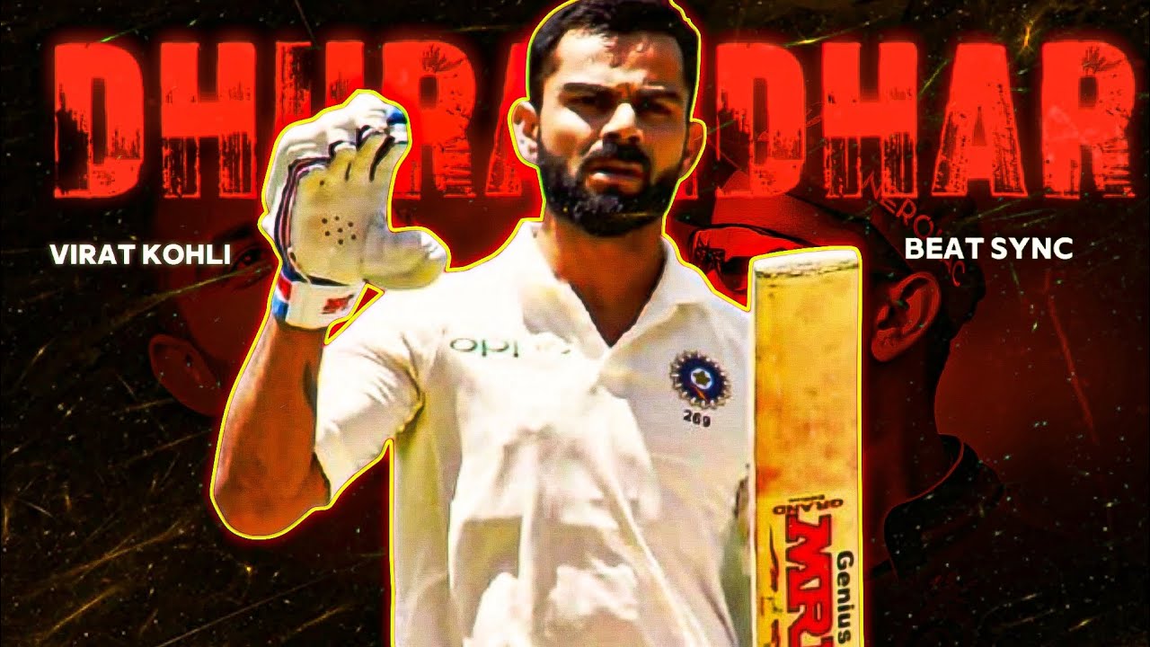 VIRAT KOHLI 4K 🔥 DHURANDHAR | CINEMATIC BEAT SYNC CRICKET EDIT