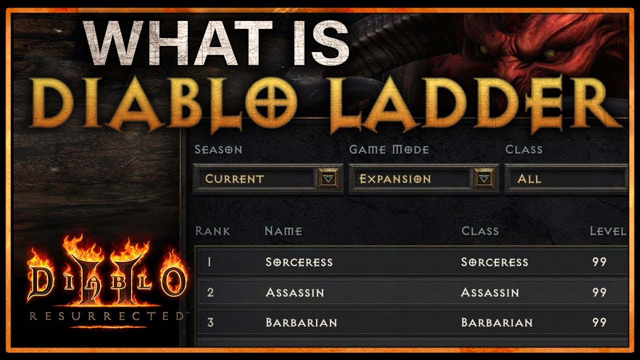 ЧТО ТАКОЕ ЛАДДЕР? Diablo 2 Resurrected Ladder: объяснение