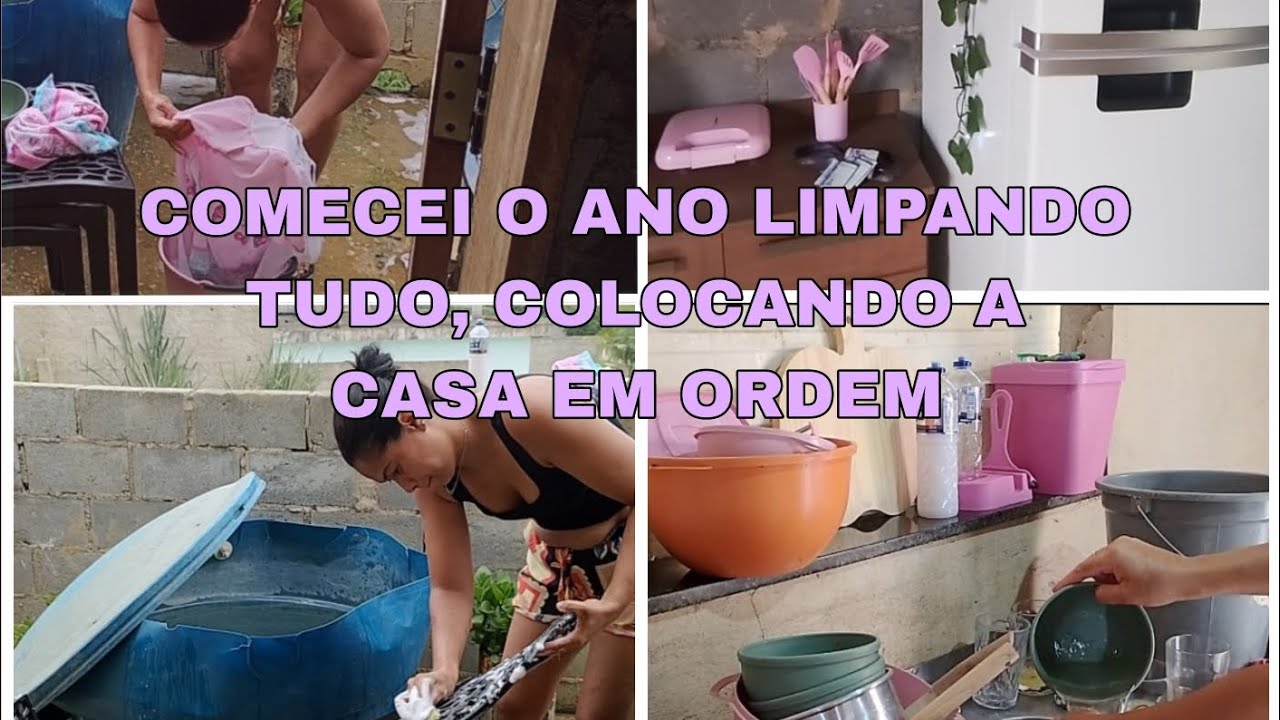Comecei o ano limpando tudo,colocando a casa em ordem, lavei minhas cadeiras pela primeira vez 🫧🧽🧼