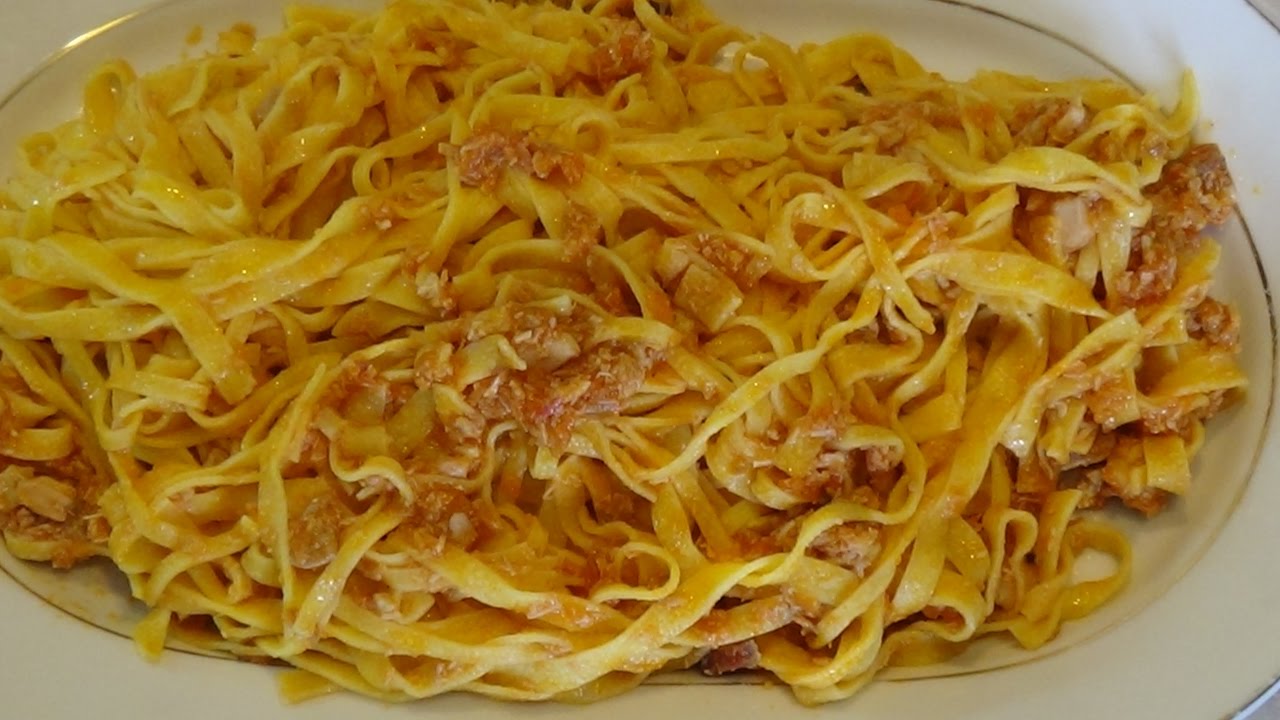 Ragù di pollo -    ricetta tradizionale delle Marche