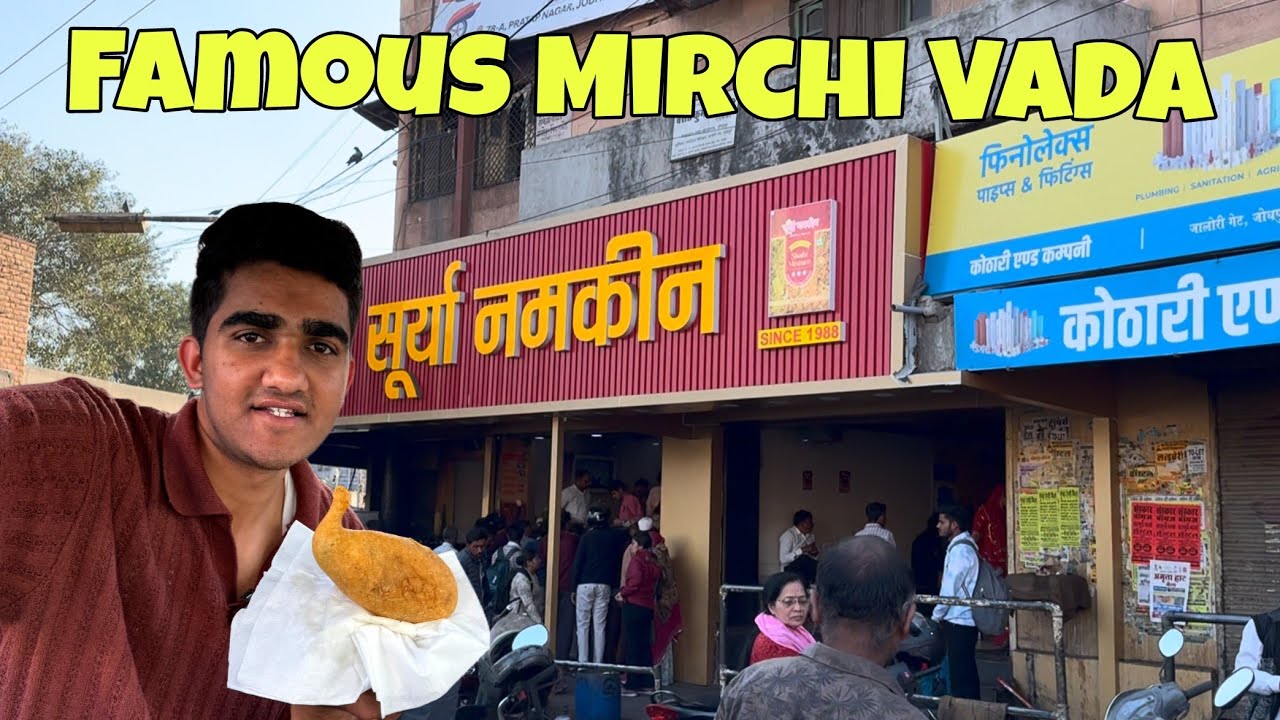 Jodhpur ka sabse Famous Mirchi vada 🌶 || worth the Hype ??